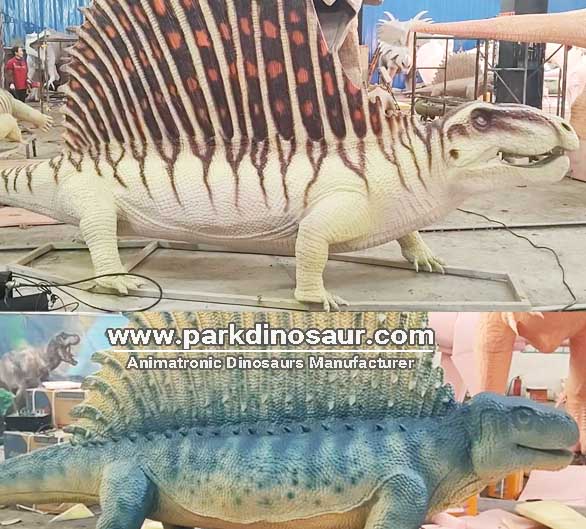 Dinossauro animatrônico Dimetrodon-06
