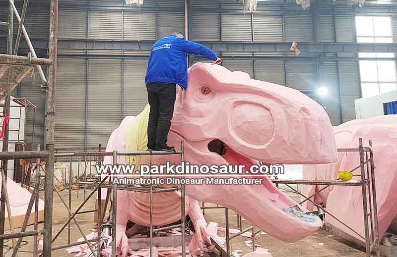 Animatronic dinosaurusfabrikant Parkdinosaur-tentoonstelling