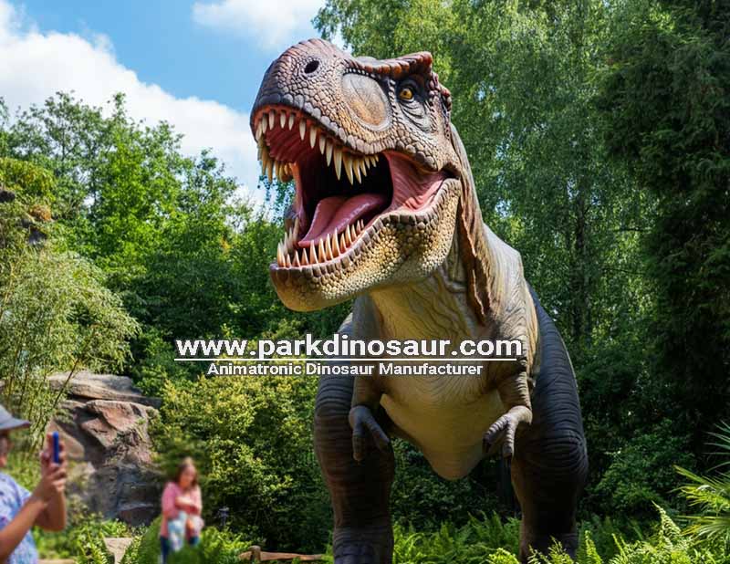 Niestandardowy animatronik dinozaurów Trex dla Parku Jurassic World-03.jpg