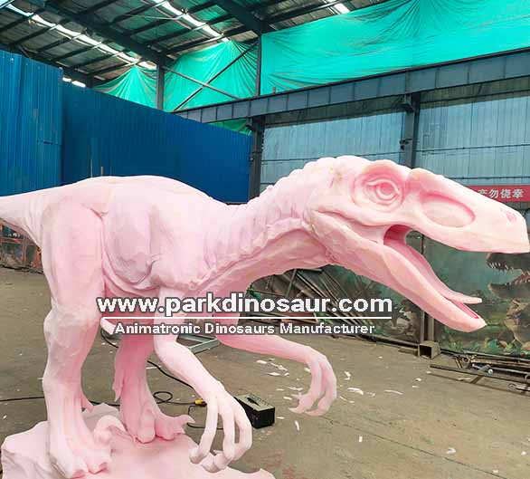 Πλήρως Animatronic εκθέματα δεινοσαύρων Velociraptor Production-04