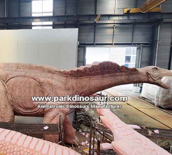 Dinossauros Robôs Animatrônicos do Jurassic Park para Parque de Diversões - Produção - 02