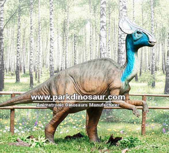 Interactieve dinosaurustentoonstelling Olorotitan met door sensoren geactiveerde bewegingen-03