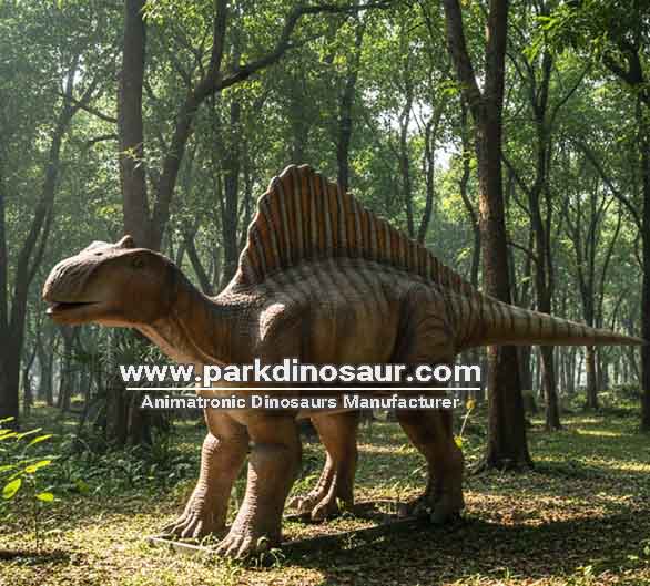 Realistic interactive dinosaur life size dino Ouranosaurus-05