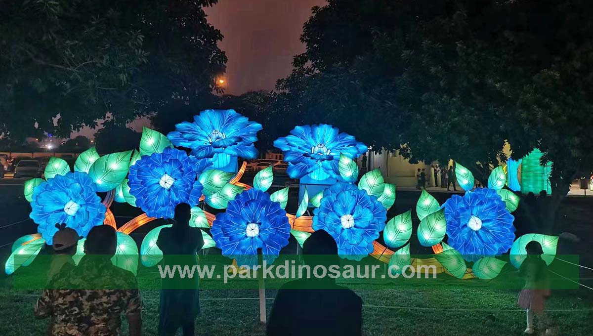 Outdoor Dinosaur Lantern Festival Project supplied by Parkdinosaur