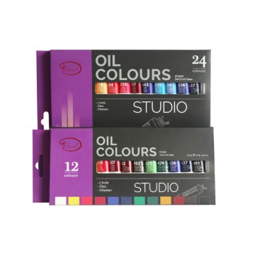 12ml Studio Quality Oil Colour Paint Set with 12 and 24 Colors