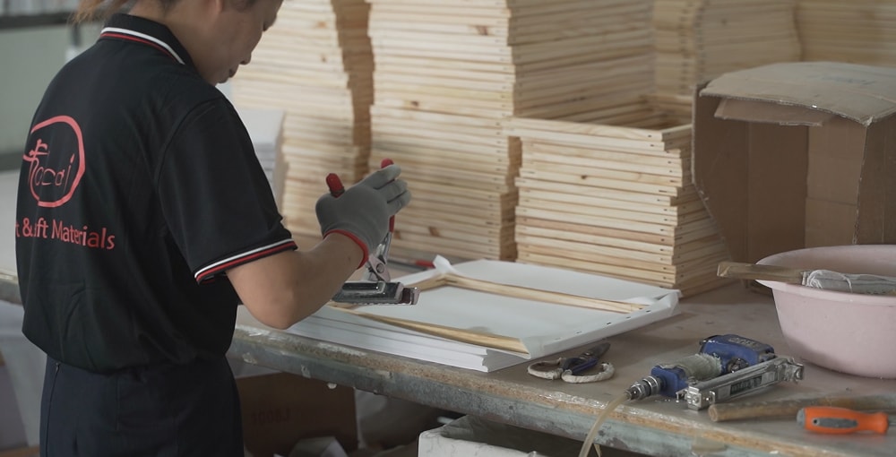 280gsm Cotton Stretched Canvas For Painting Beginners