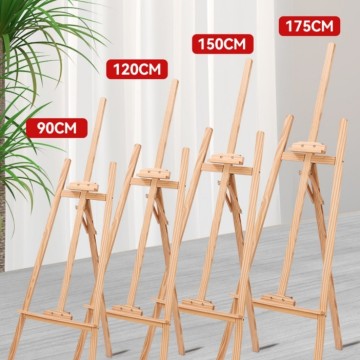 Adjustable H-Frame Wood Floor Easel Stand