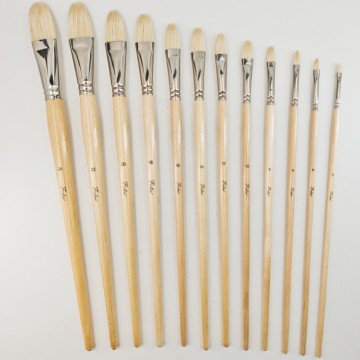 Premium Chungking Hog Bristle Oil Paint Artist Brushes