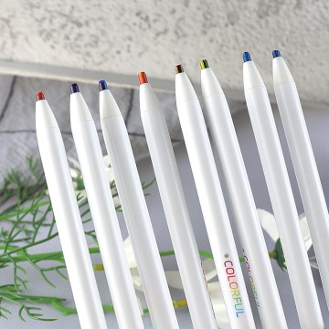 Self-Advancing Iridescent Oil-Based Colored Pencil