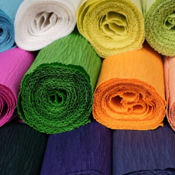 Floral Crepe Paper