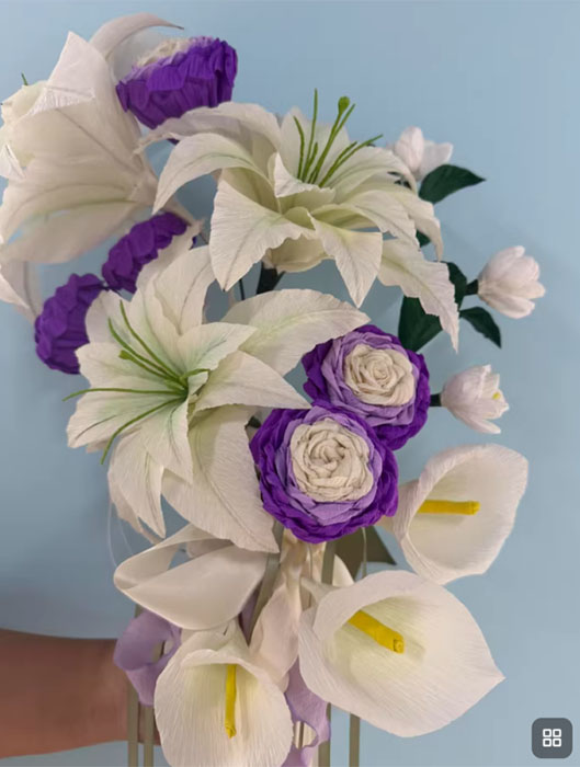 Floral Crepe Paper7