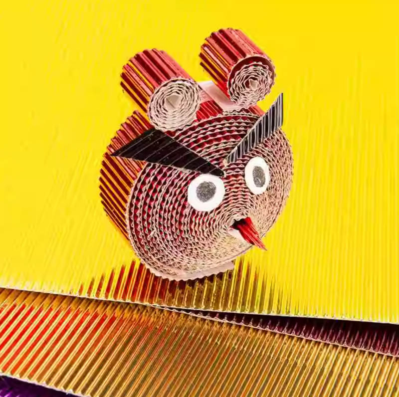 Metallic Corrugated Paper
