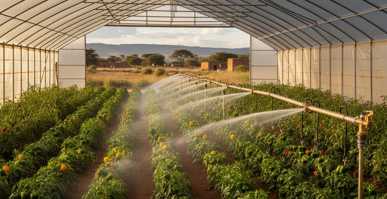 Why African Greenhouse Operators Are Switching to Gear-Drive Rotors for Vegetable Irrigation