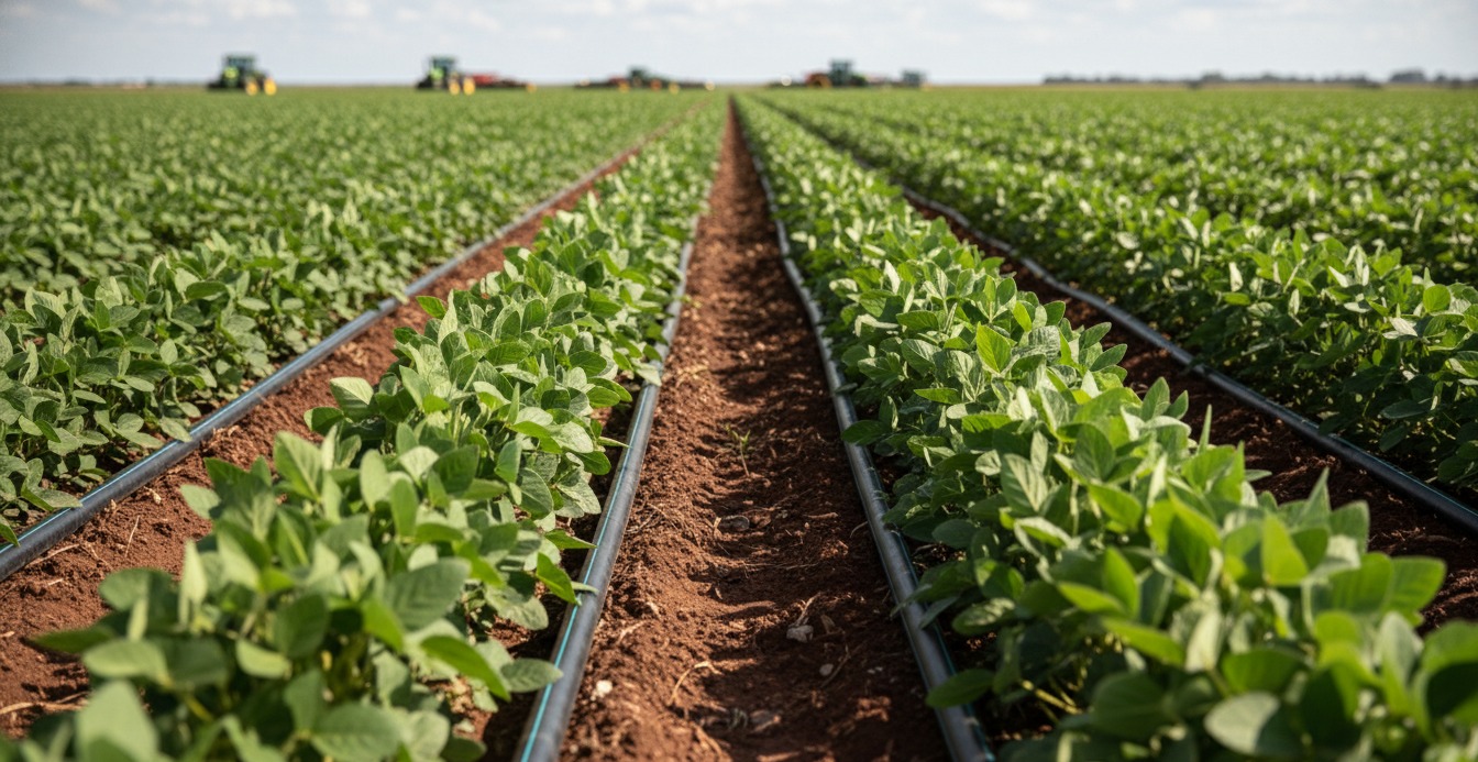 South American Soybean Farmers Are Switching to Pressure-Compensating Drip Irrigation — Here's Why and How to Choose the Right System