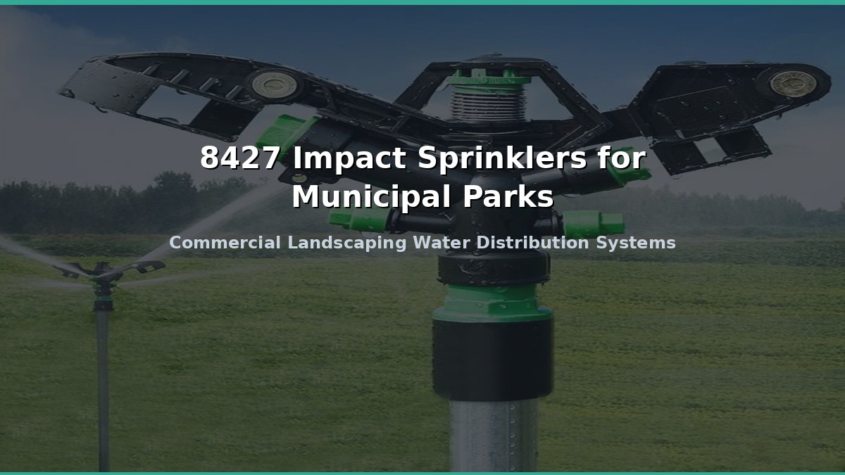 Commercial Landscaping Firms Deploy 8427 Impact Sprinklers for Large-Area Water Distribution in Municipal Parks