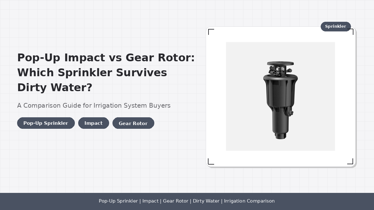 Pop-Up Impact vs Gear Rotor: Which Sprinkler Survives Dirty Water?