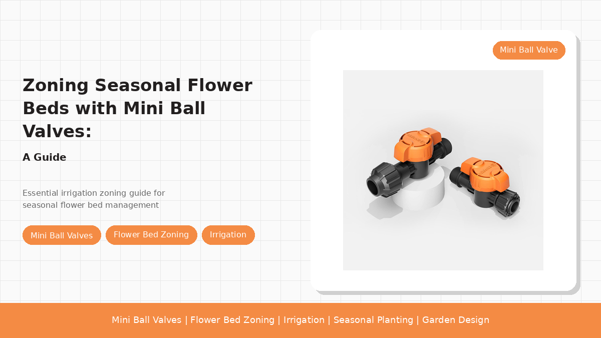 Zoning Seasonal Flower Beds with Mini Ball Valves: A Guide
