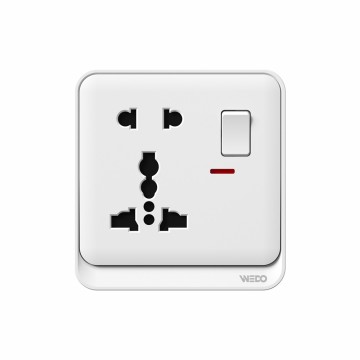 5Pin MF Switched Socket With Light