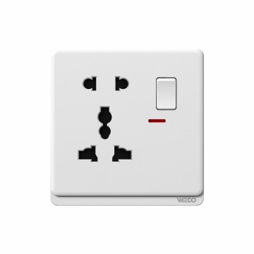 5Pin MF Switched Socket With Light