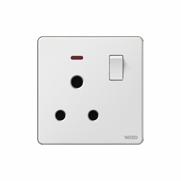15A Switched Socket With light
