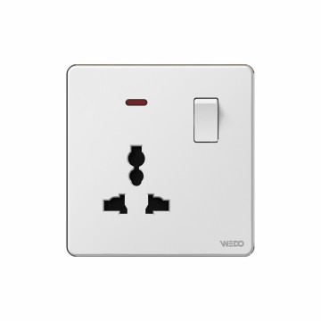 3Pin MF Switched Socket With Light