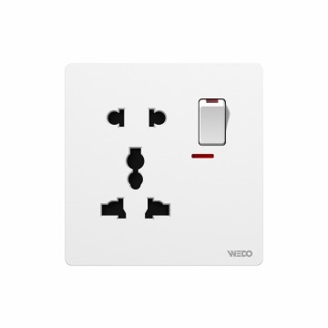 5Pin MF Switched Socket With Light