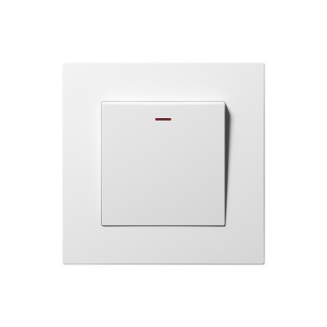 E3 1 Gang 1 way switch with light/1 Gang 2 way switchwith light