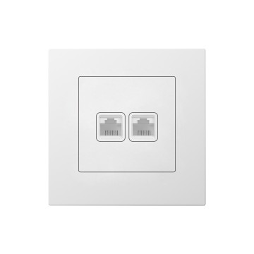 E3 Double Tel Socket/Double Computer Data Socket/Tel+Computer Data Socket