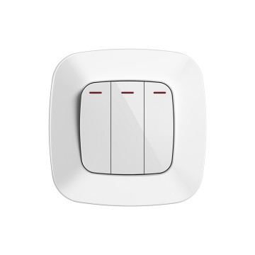 E5 3Gang1Way Switch With Light