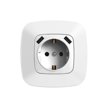 E5 German Socket with 2 USB