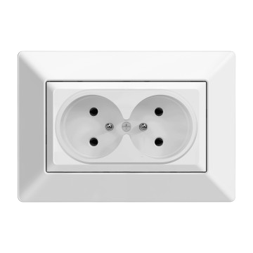 E6 Double French socket(short)
