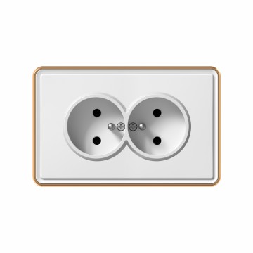 O1 Double French socket(short)
