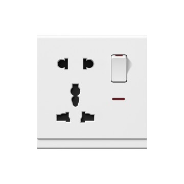 A20 5 pin MF Switch socket with neon