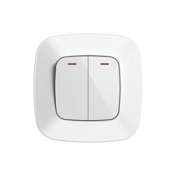 E5 2Gang1Way Switch With Light/2Gang2Way Switch With Light