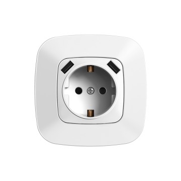 E5 German Socket with 2 USB