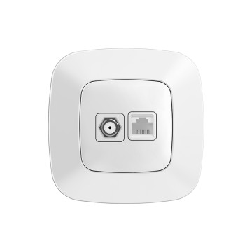 E5 Tel+SATV Socket/Computer Data+SATV Socket