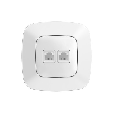E5 Double Tel Socket/Double Computer Data Socket/Tel+Computer Data Socket