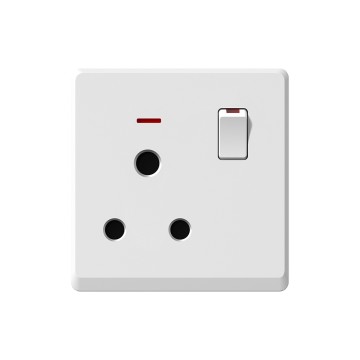 A17 15A switch socket with neon/32A DP switch socket with neon