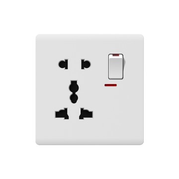 A14series 5 pin MF switch socketwith neon