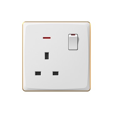 A21 13A switch socket with neon (single pole)/13A switch socket with neon (double pole)