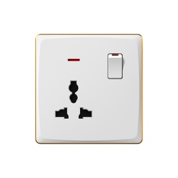 A21 MF switch socket with neon