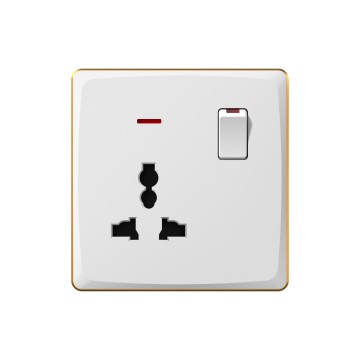 A21 MF switch socket with neon