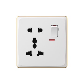 A21 5 pin MF switch socketwith neon