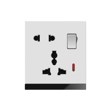 A8 5pin MF switch socket with neon