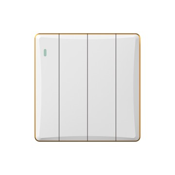 A15 series 4gang1way switch/4gang2way switch