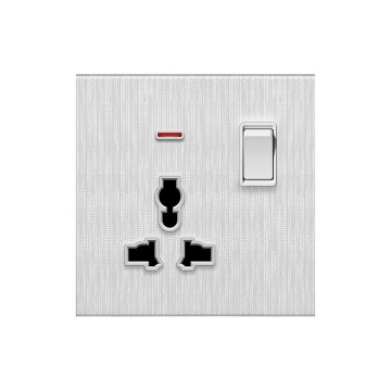 A19 MF switch socket with neon