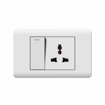 A10 series 1Gang1Way Switch With MF Socket/1Gang2Way Switch With MF Socket
