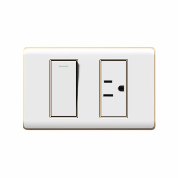 A30 series 1Gang1Way Switch With Amercian Socket/1Gang2Way Switch With Amercian Socket