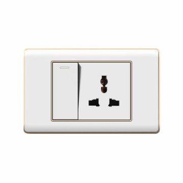 A30 series 1Gang1Way Switch With MF Socket/1Gang2Way Switch With MF Socket