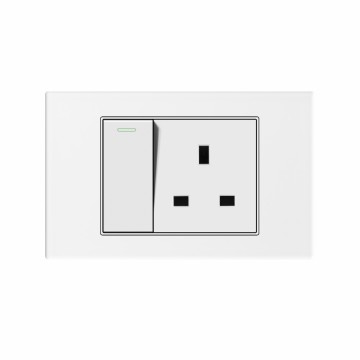 A40 series 1Gang1Way Switch With 13A Socket/1Gang2Way Switch With 13A Socket